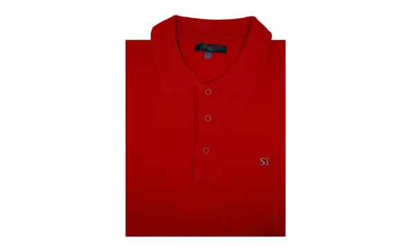 Maroon Slim Fit Cotton-Blend Polo Shirt