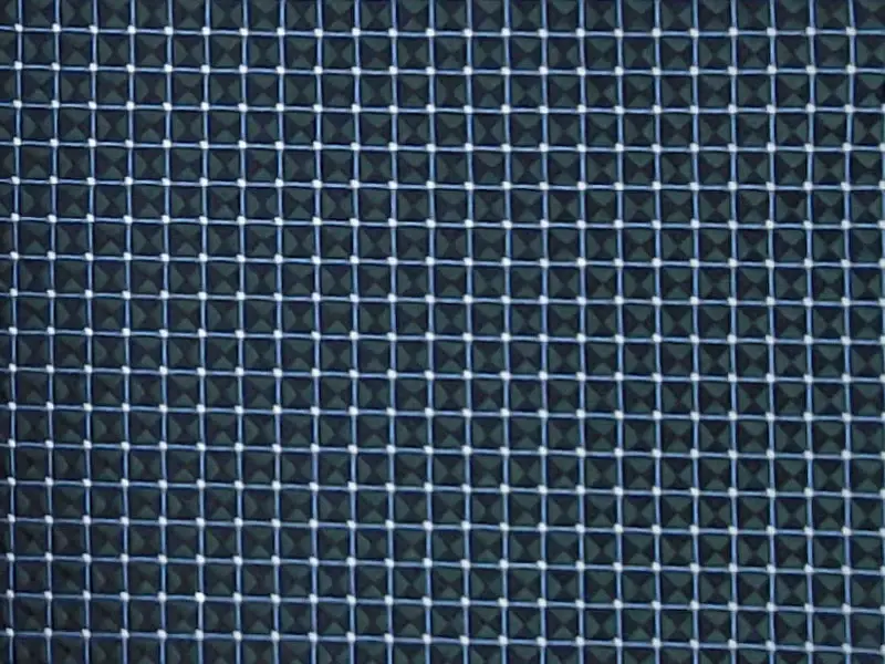 Teal & blue geometric patterned tie & pocket square set - Image 3