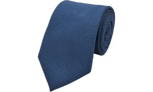 Sea blue-toned and red patterned tie