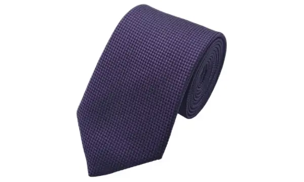 Purple and black-toned micro patterned polka dot tie