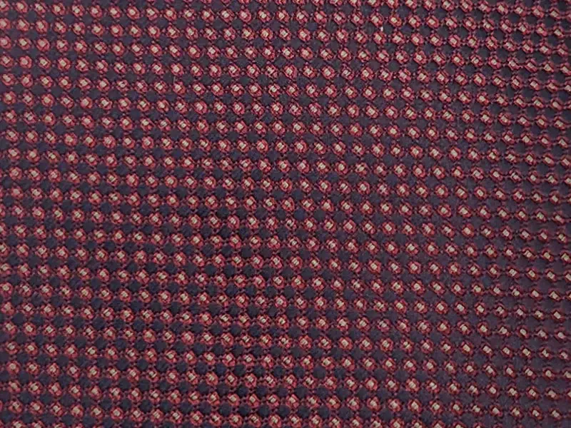 Maroon and beige-toned micro patterned polka dot tie - Image 3