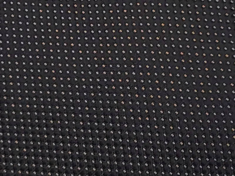 Black and bronze-toned micro patterned polka dot tie - Image 3