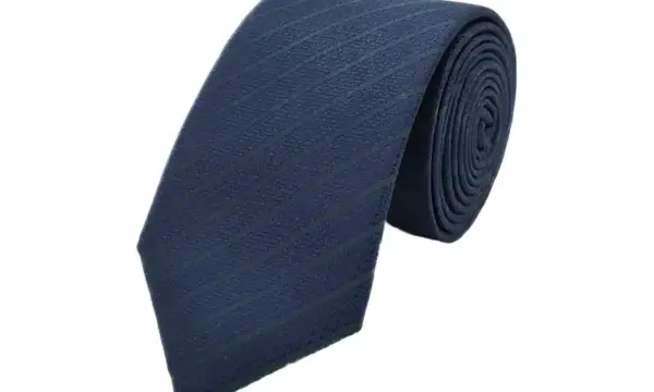 Forest green single striped tie