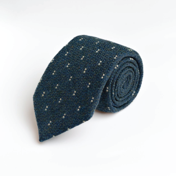 Teal Patterned Tie